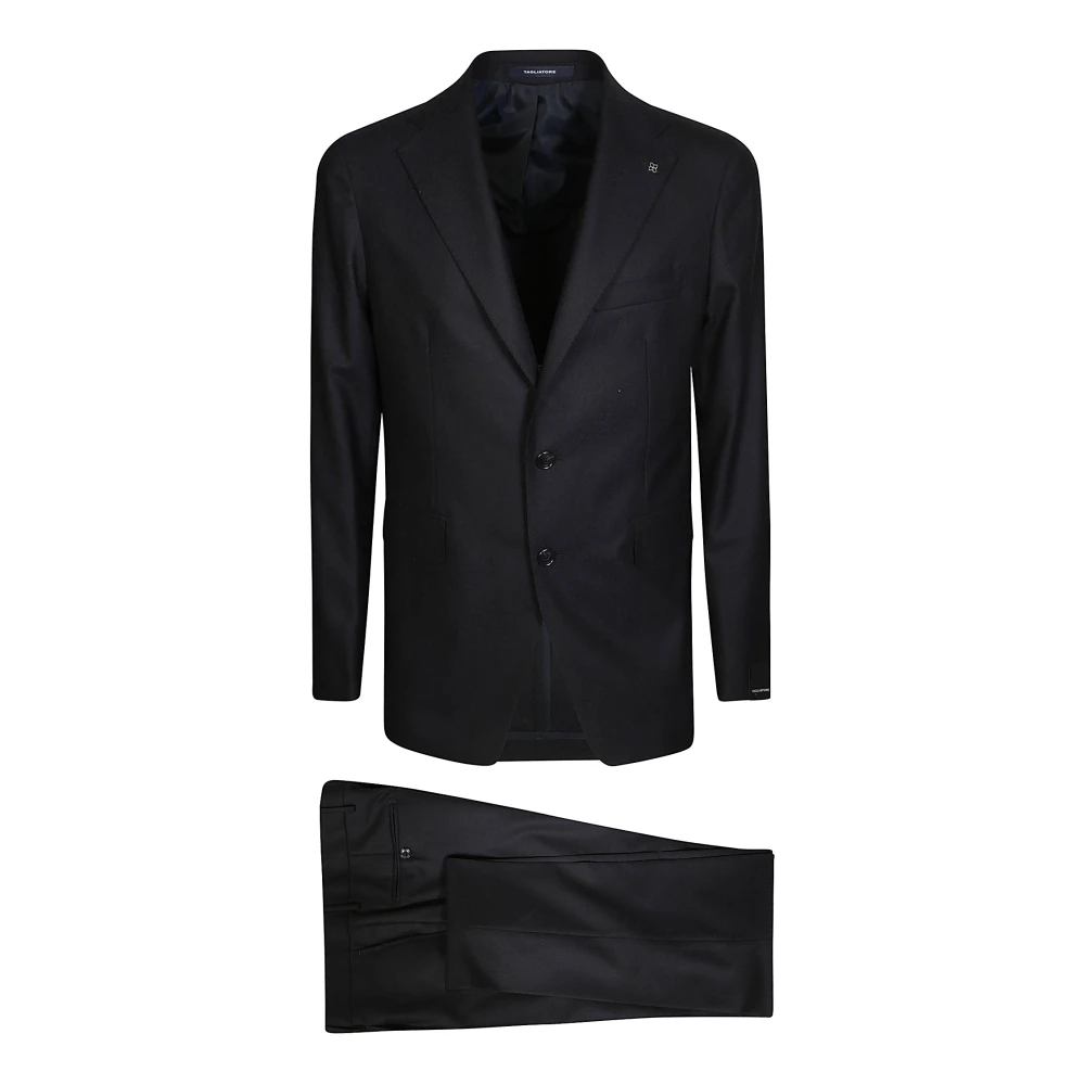 Tagliatore Enkellange Jurk Black Heren
