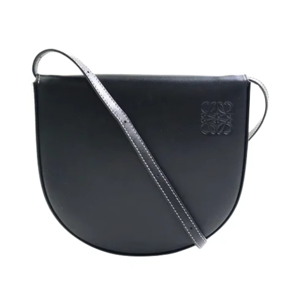 Loewe Pre-owned Leather shoulder-bags Black Dames