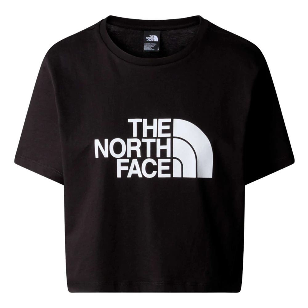 The North Face Dames Zwart en Wit T-shirt Black Dames