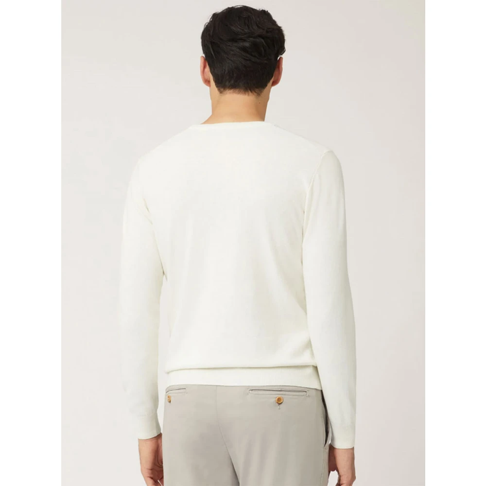 Harmont & Blaine Round-neck Knitwear White Heren