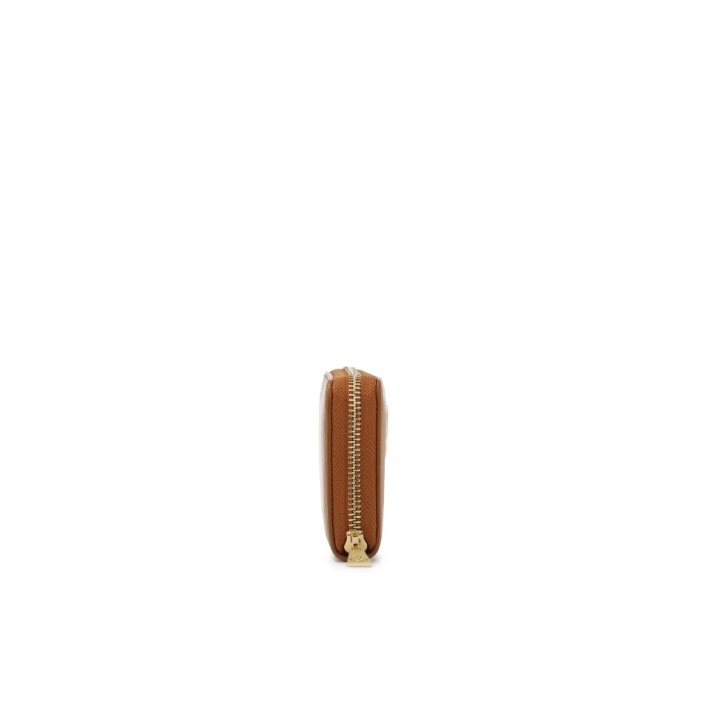 Kazar Lichtbruine portemonnee met decoratief monogram Brown Dames