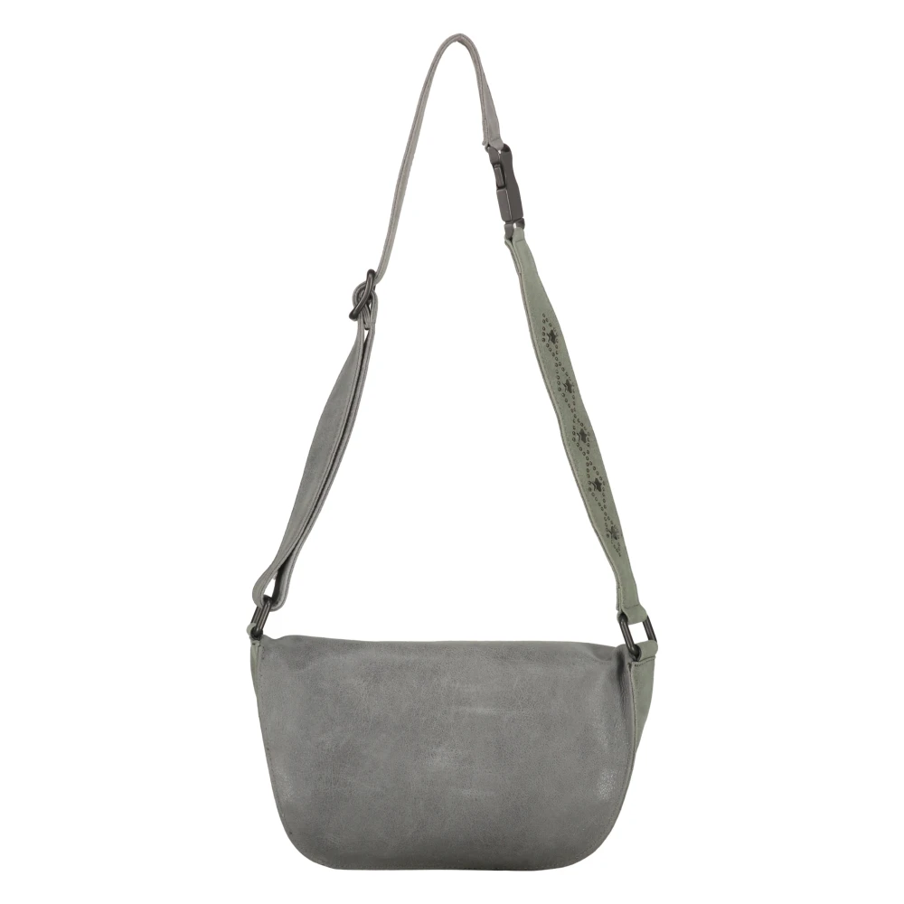 Lorena Antoniazzi Lamsleren Crossbody Tas Gray Dames