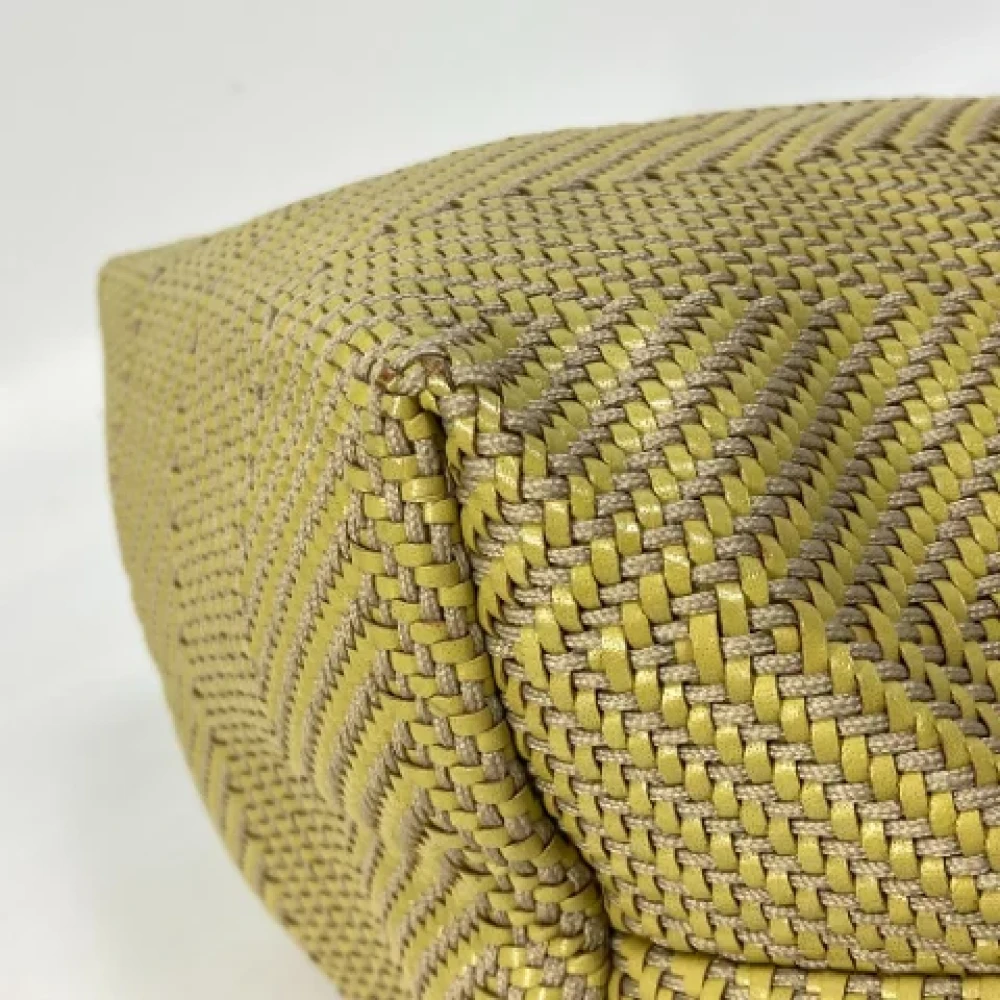 Hermès Vintage Pre-owned Leather handbags Yellow Dames