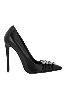 Multi-Strap Nappa Leather Pumps 12