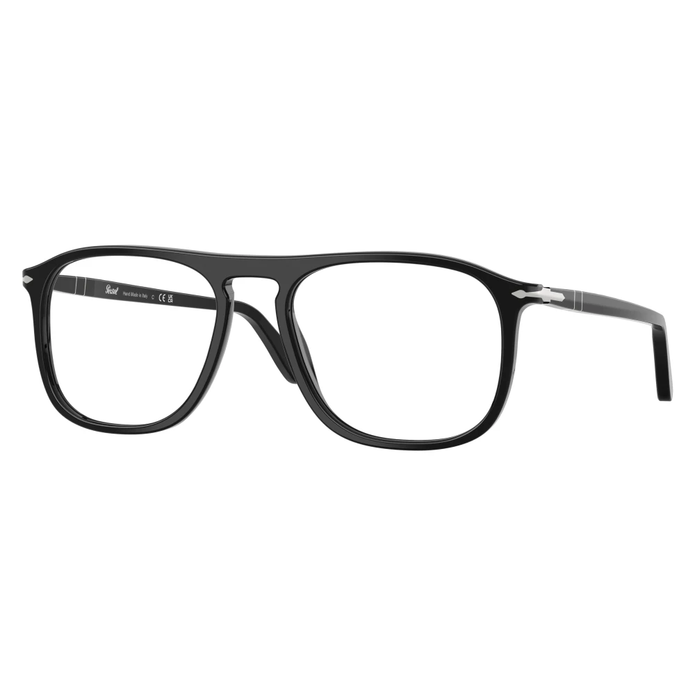 Persol Unisex Black Glasses, 52 Mm, Optical Frame