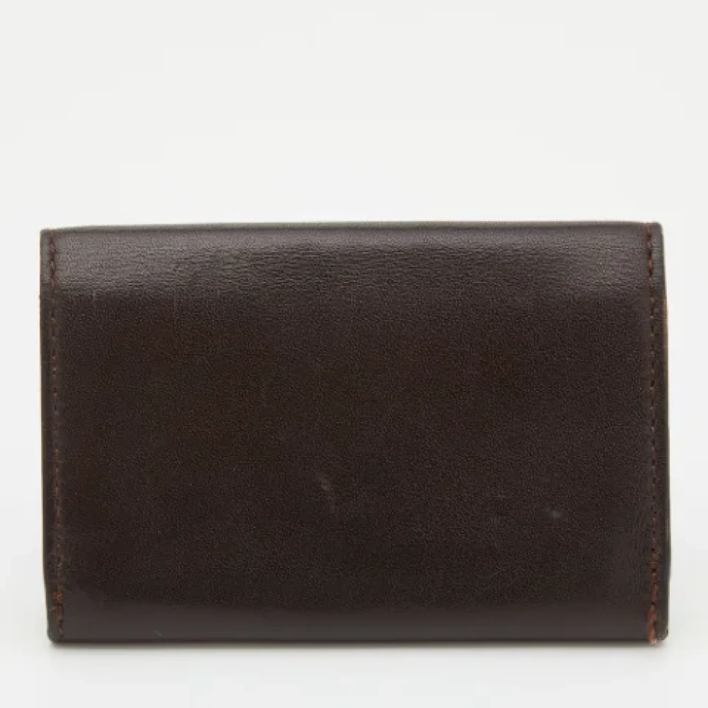 Marni Pre-owned Leather wallets Brown Dames