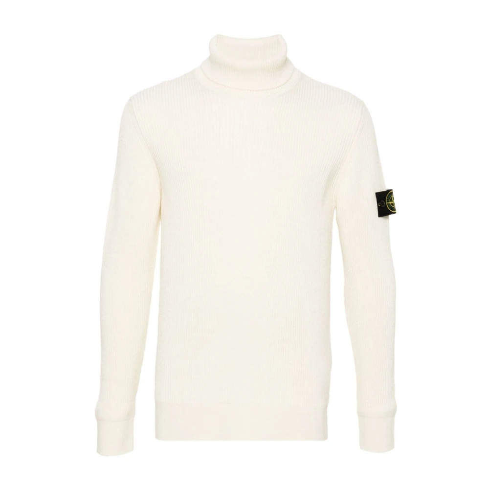 Stone Island Natuurlijke Turtle Neck Jumper Beige Heren