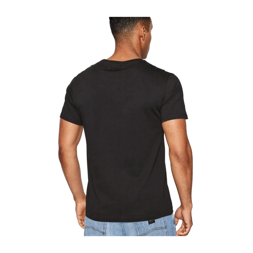 Emporio Armani Stijlvol T-shirt met Logo Print Black Heren