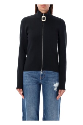 cardigan-noir-zippe-en-maille