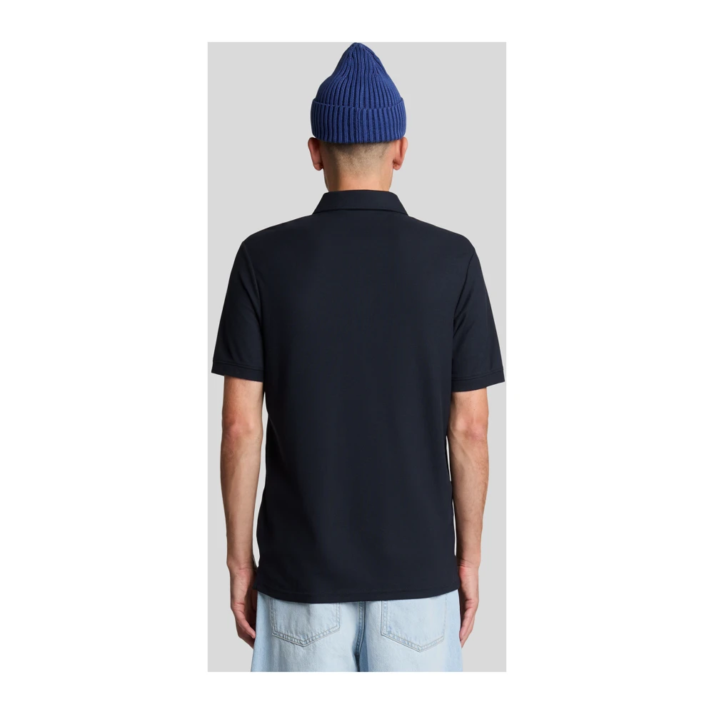 Lyle & Scott SS Polo Shirts Overhemdkraag Piqué Polo Shirt Blue Heren