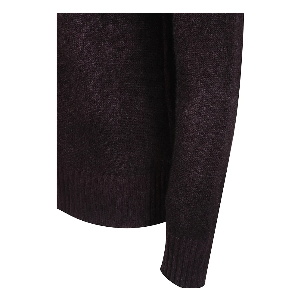 Avant Toi Luxe Cashmere Ronde Hals Gebreide Kleding Purple Dames