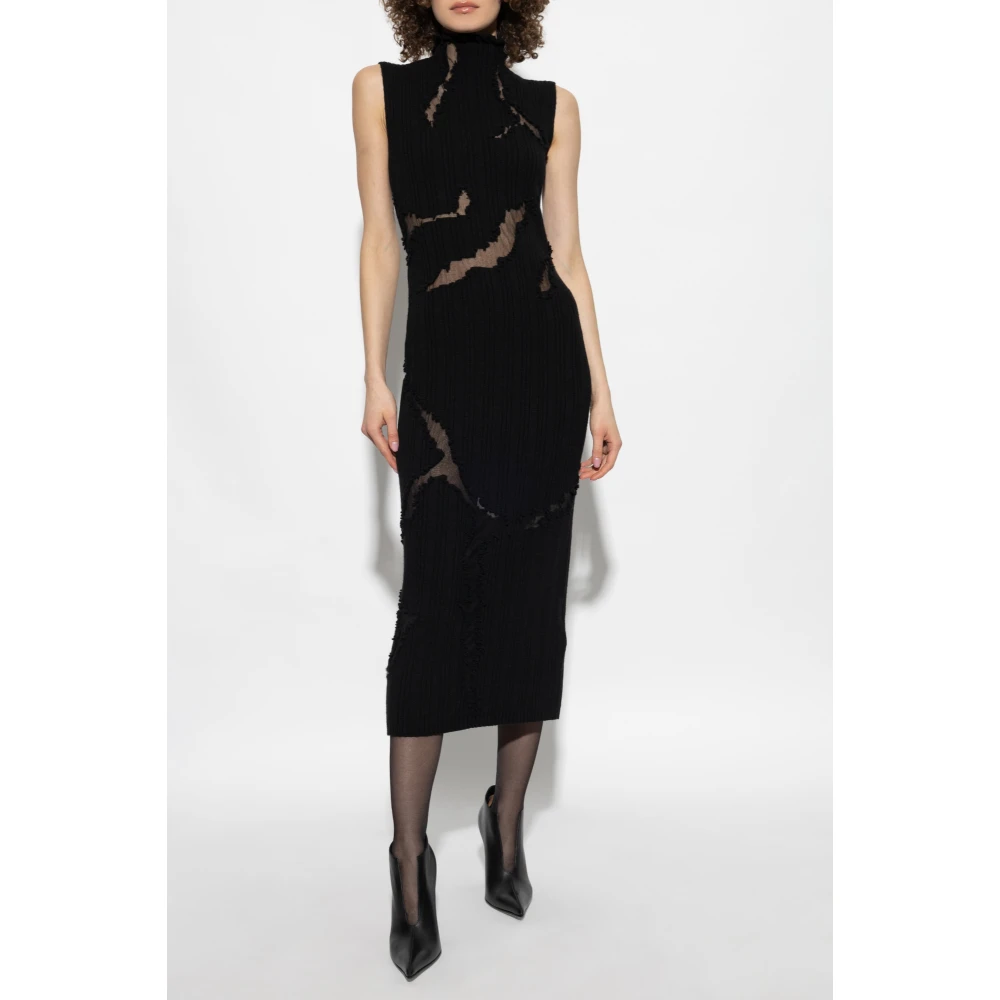alexander mcqueen Wollen jurk Black Dames
