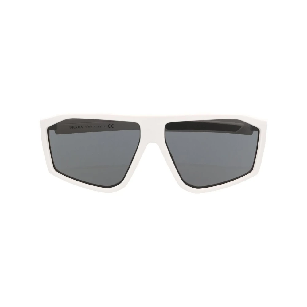 Prada PS 08Ws Aai06F Sunglasses Vit Herr