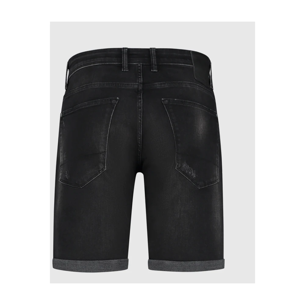 Pure Path Donkergrijze Steve Stijlvolle Jas Black Heren