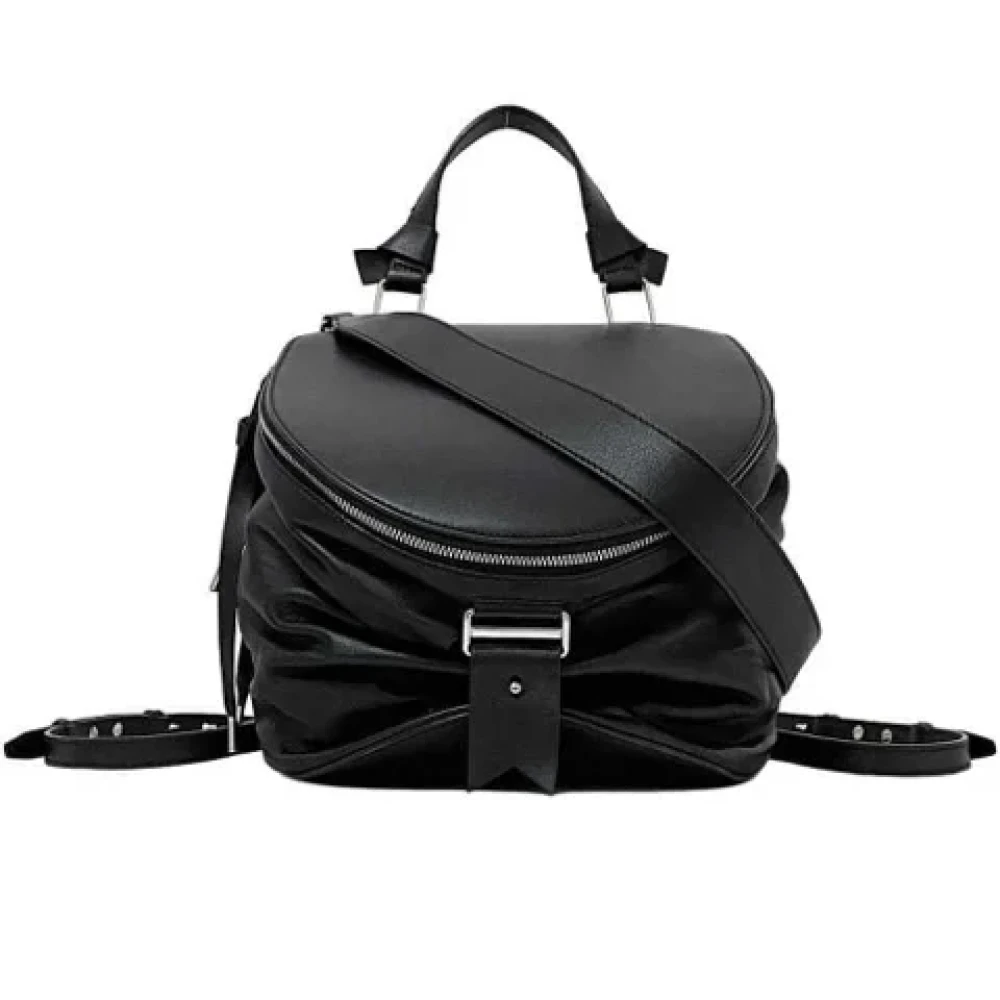 Bally Pre-owned Leather backpacks Black Dames