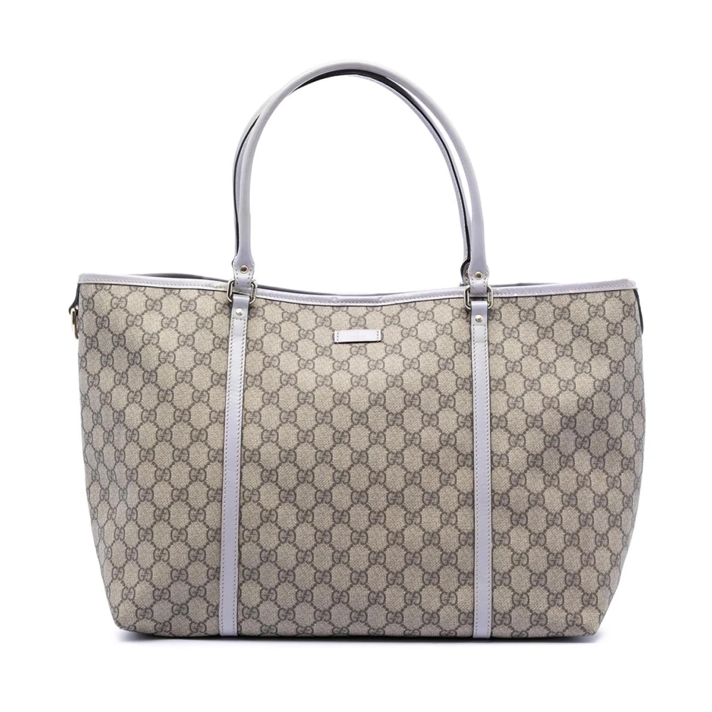 Gucci Vintage Women's Brown Pre-Owned Monogram Tote Bag
