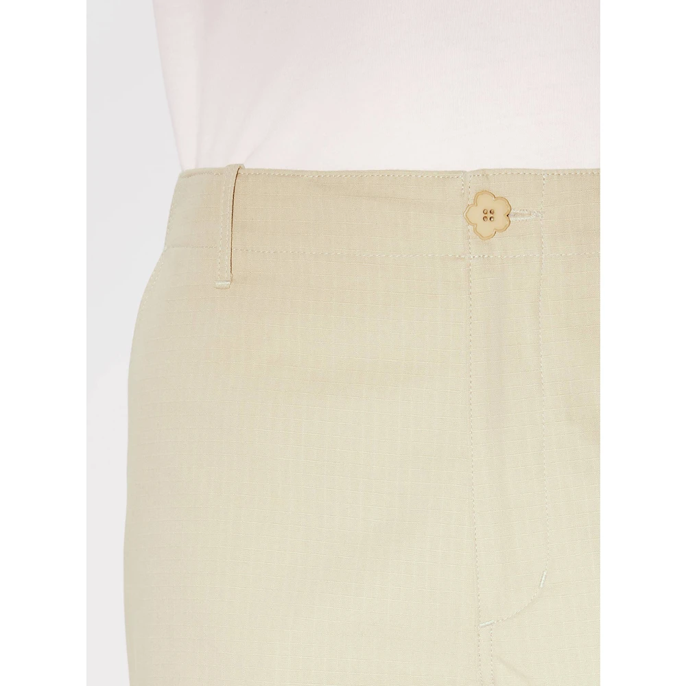 Kenzo Beige Cargo Werkbroek Beige Heren