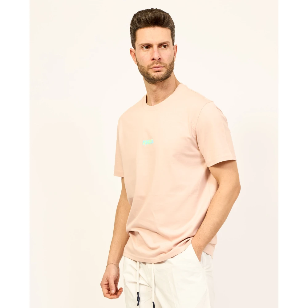 Hugo Boss T-Shirts Pink Heren