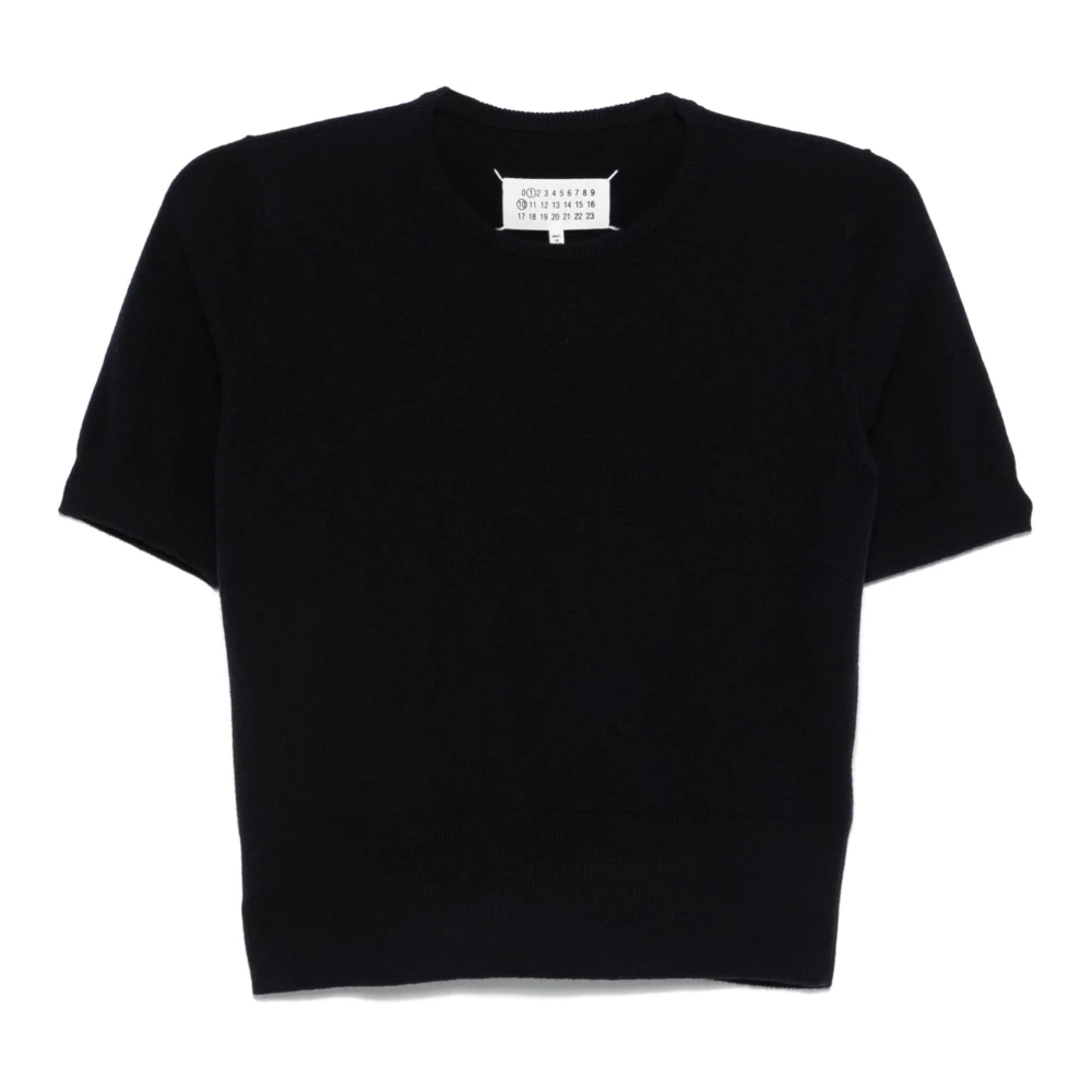 Maison Margiela Klassieke Crewneck Sweatshirt Blue Dames