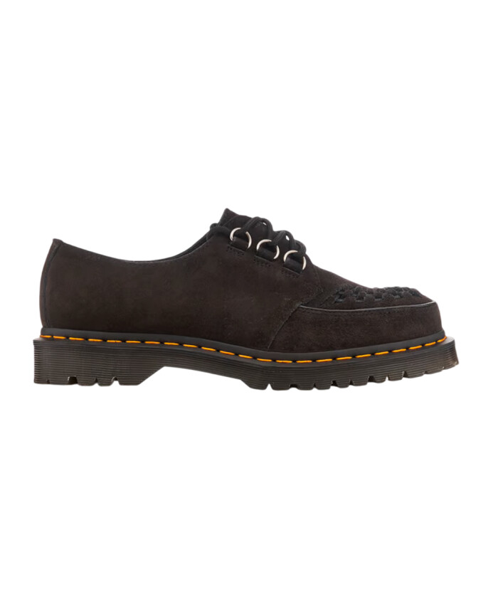 chaussures-plates-en-daim-style-retro