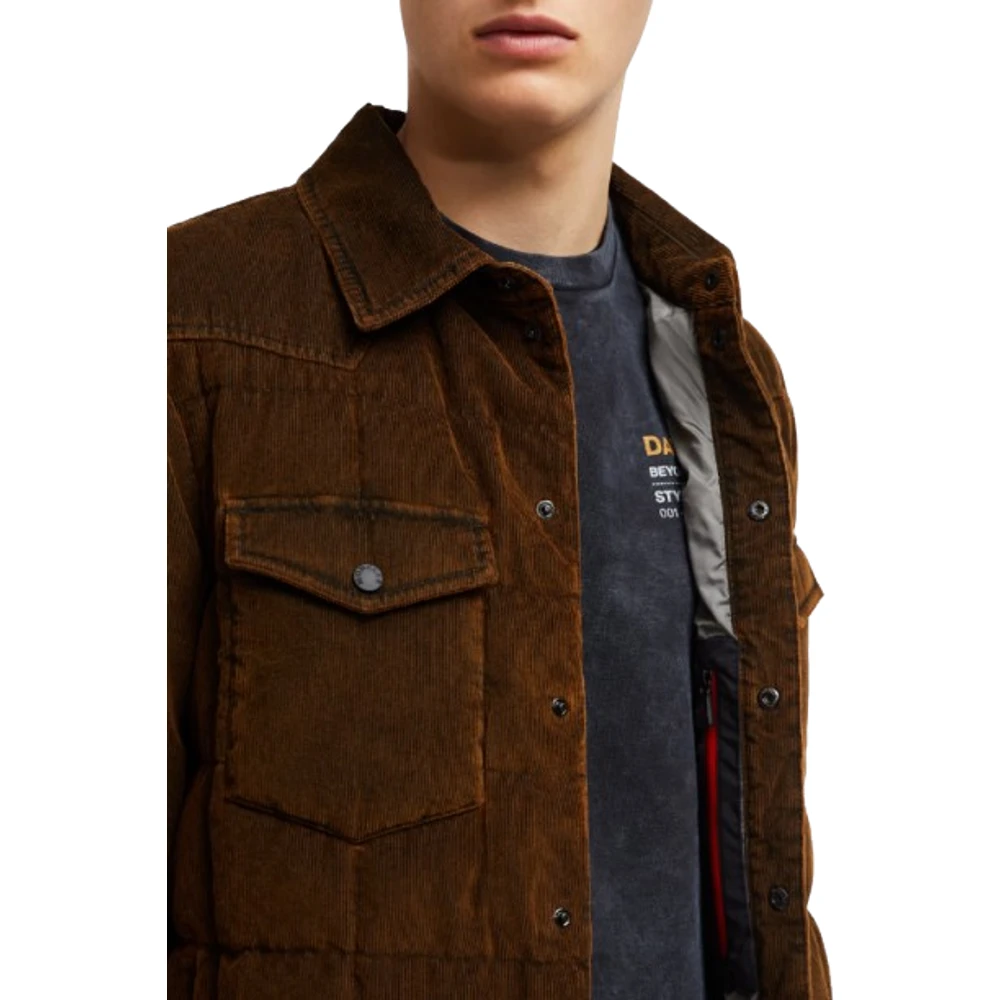 Moncler Stijlvolle H24 Jas Brown Heren