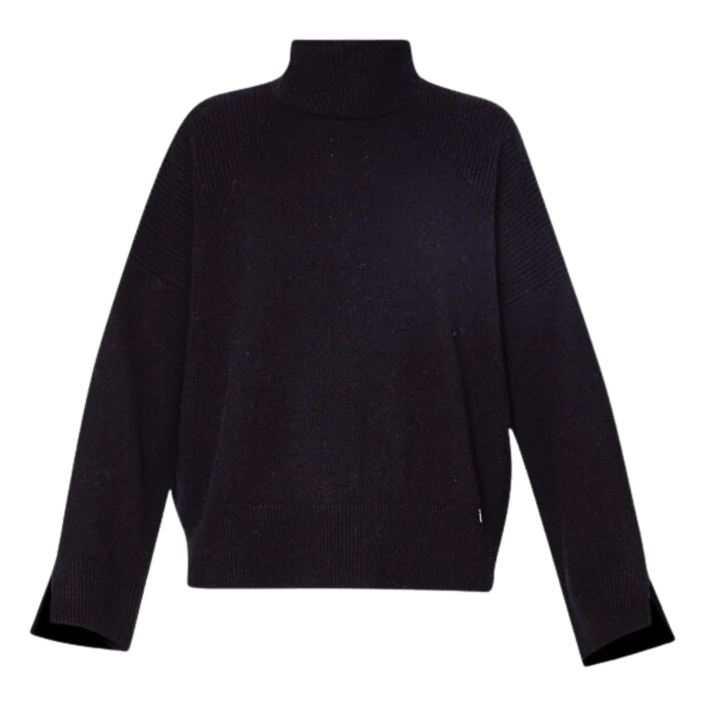 Liu Jo Zwarte coltrui van wol Black Dames