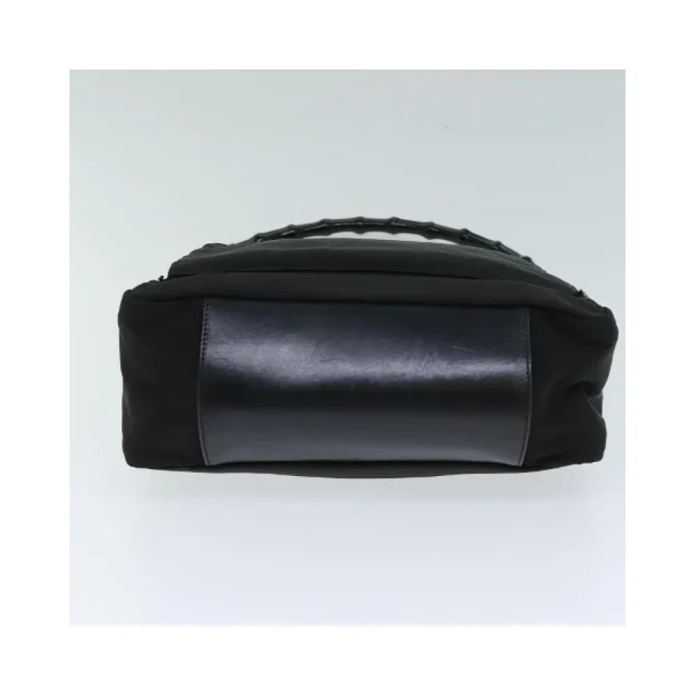 Gucci Vintage Pre-owned Nylon handbags Black Dames