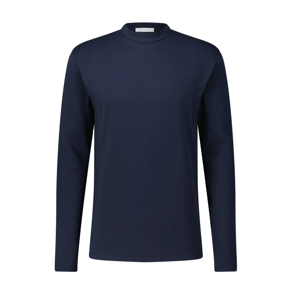 Kiefermann Katoenen Longsleeve veelzijdig en comfortabel Blue Heren