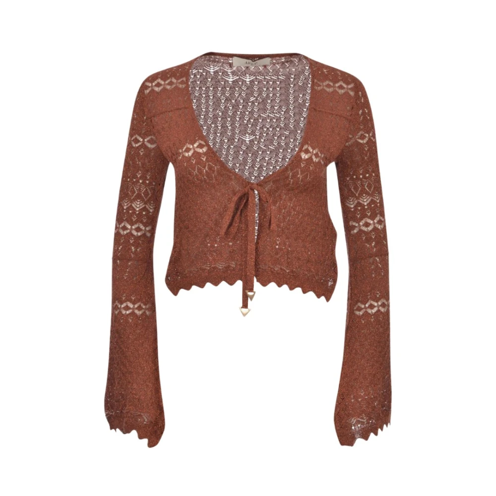 Akep Kant Punt Cover-Up Jas Brown Dames