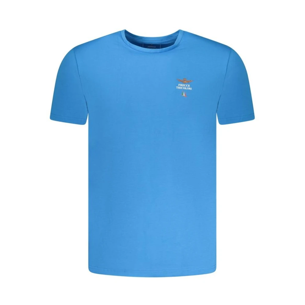 Aeronautica Militare Blå Cotton Underwear Shirt