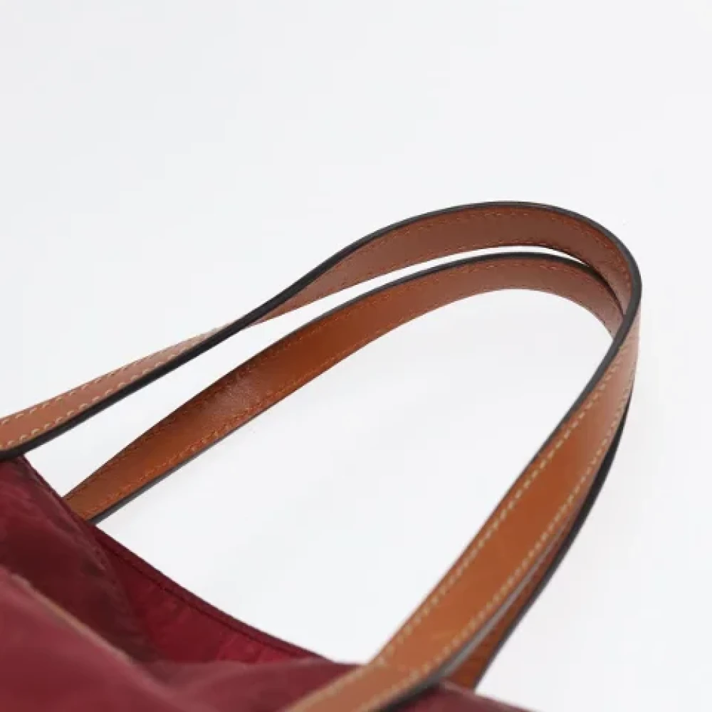 Gucci Vintage Pre-owned Nylon totes Red Dames
