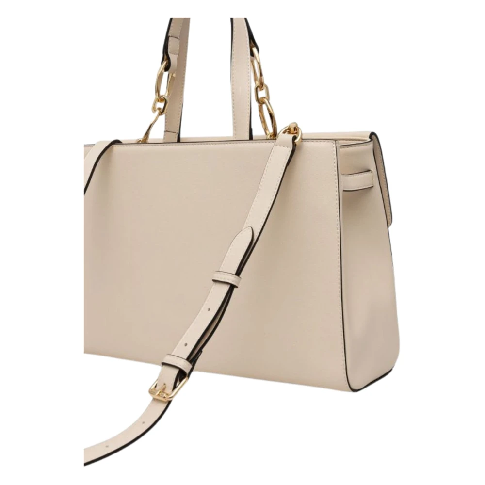 Twinset Middelgrote tas van synthetisch materiaal met magnetische sluiting Beige Dames