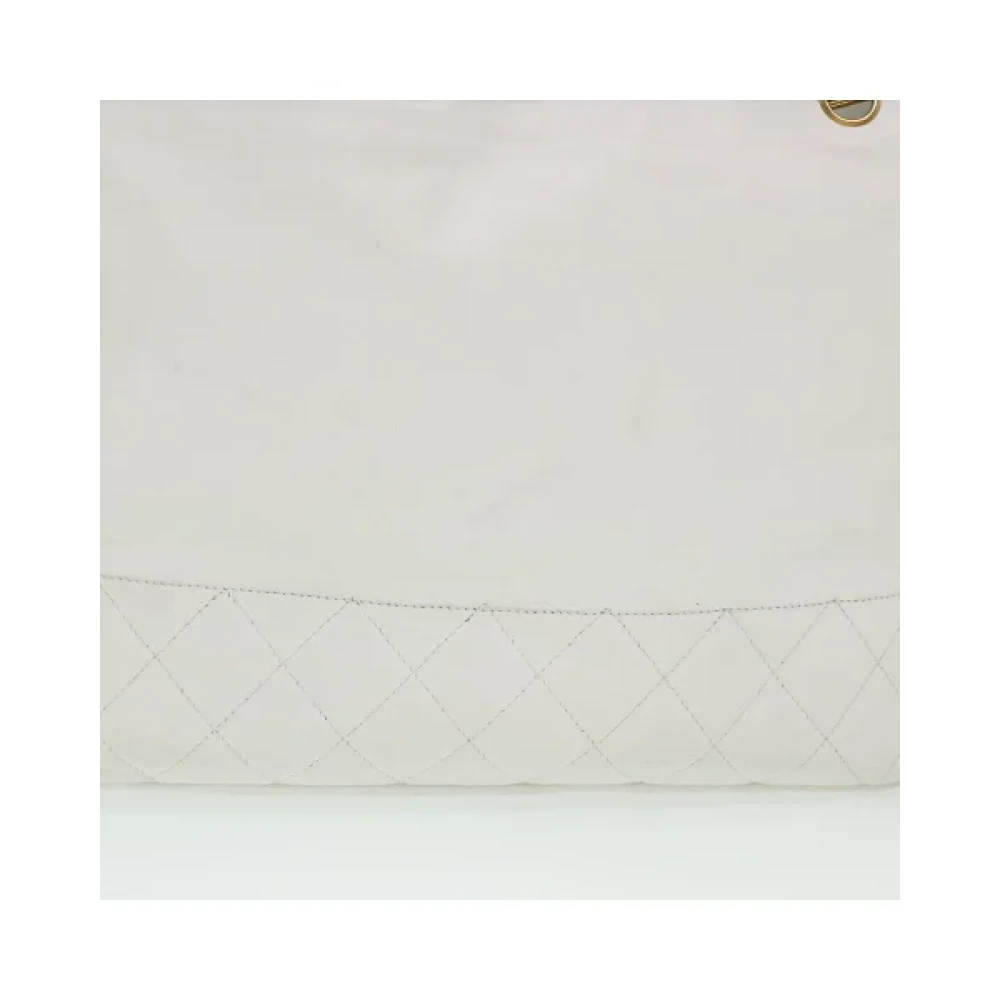 Chanel Vintage Pre-owned Canvas chanel-bags White Dames