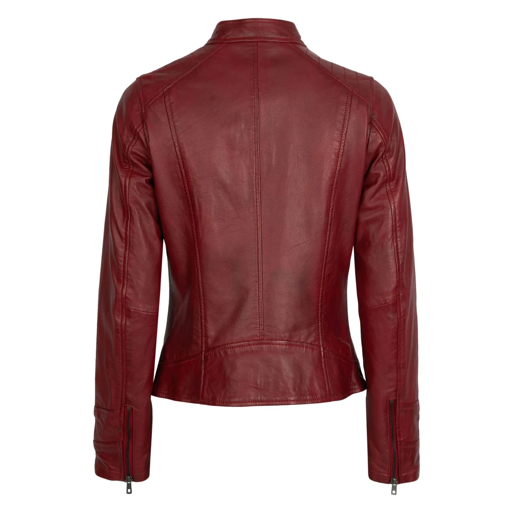 Bugatti Elegante leren jas Red Dames