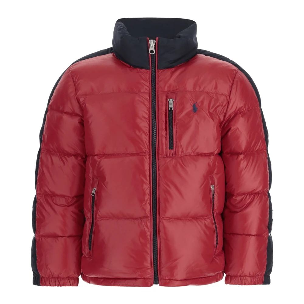 Polo Ralph Lauren Nylon Dunjacka med Logobroderi Red, Pojke