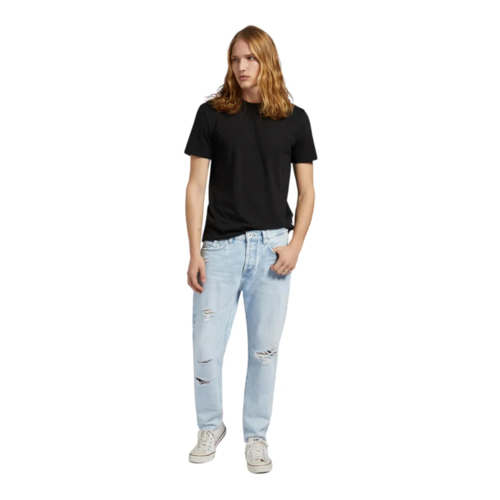 GAS Klassieke Denim Jeans met 5 Zakken Blue Heren