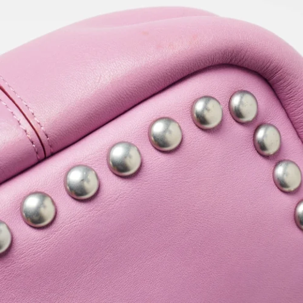 Coach Pre-owned Leather crossbody-bags Pink Dames