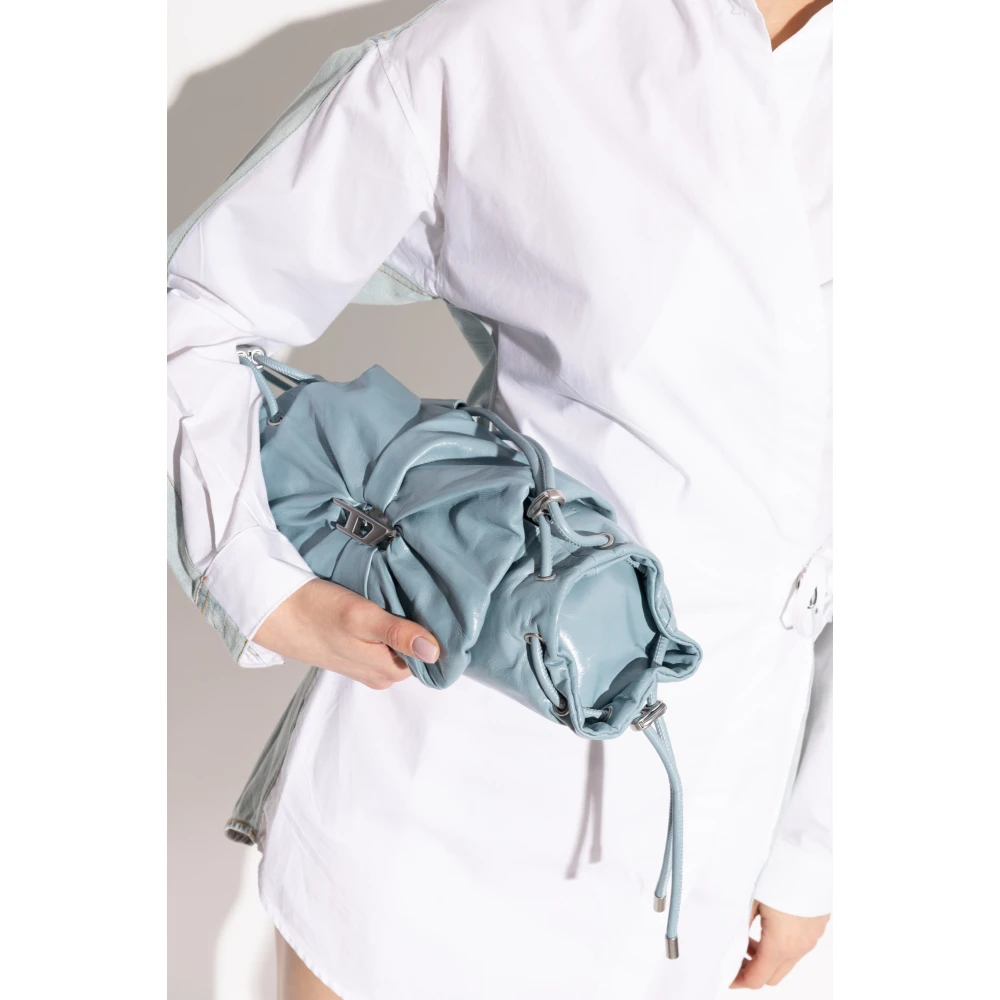 Diesel Schoudertas Scrunch-D Blue Dames