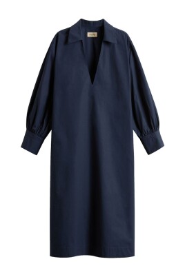 v-neck-long-sleeve-dress