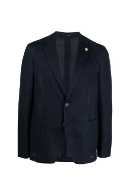 Linen and polyester jacket