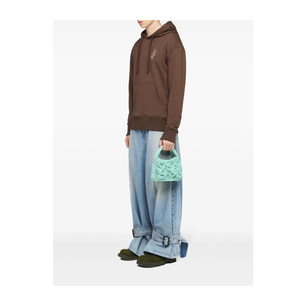 JW Anderson Bruine Sweater Casual Stijl Mannen Brown Heren