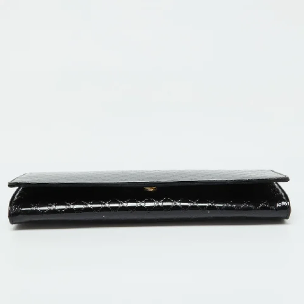 Gucci Vintage Pre-owned Fabric clutches Black Dames