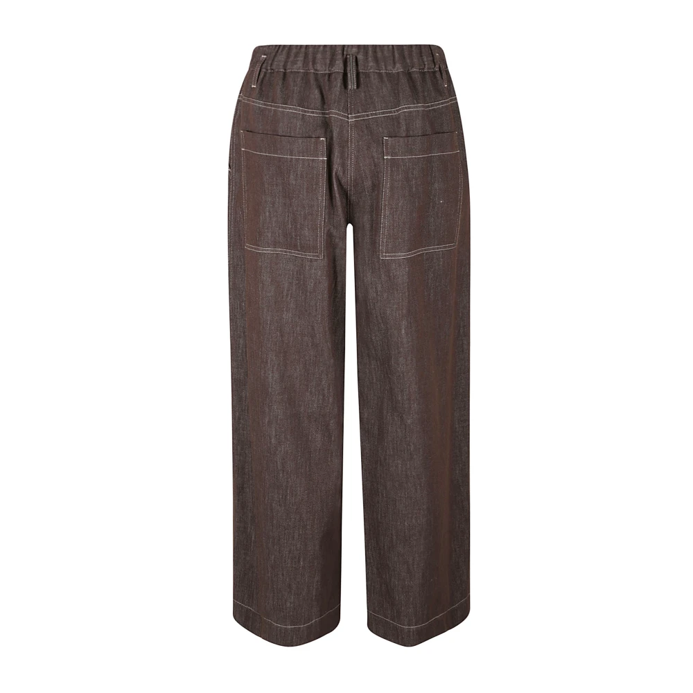 BRUNELLO CUCINELLI Bruine Broek Pantalone Brown Dames
