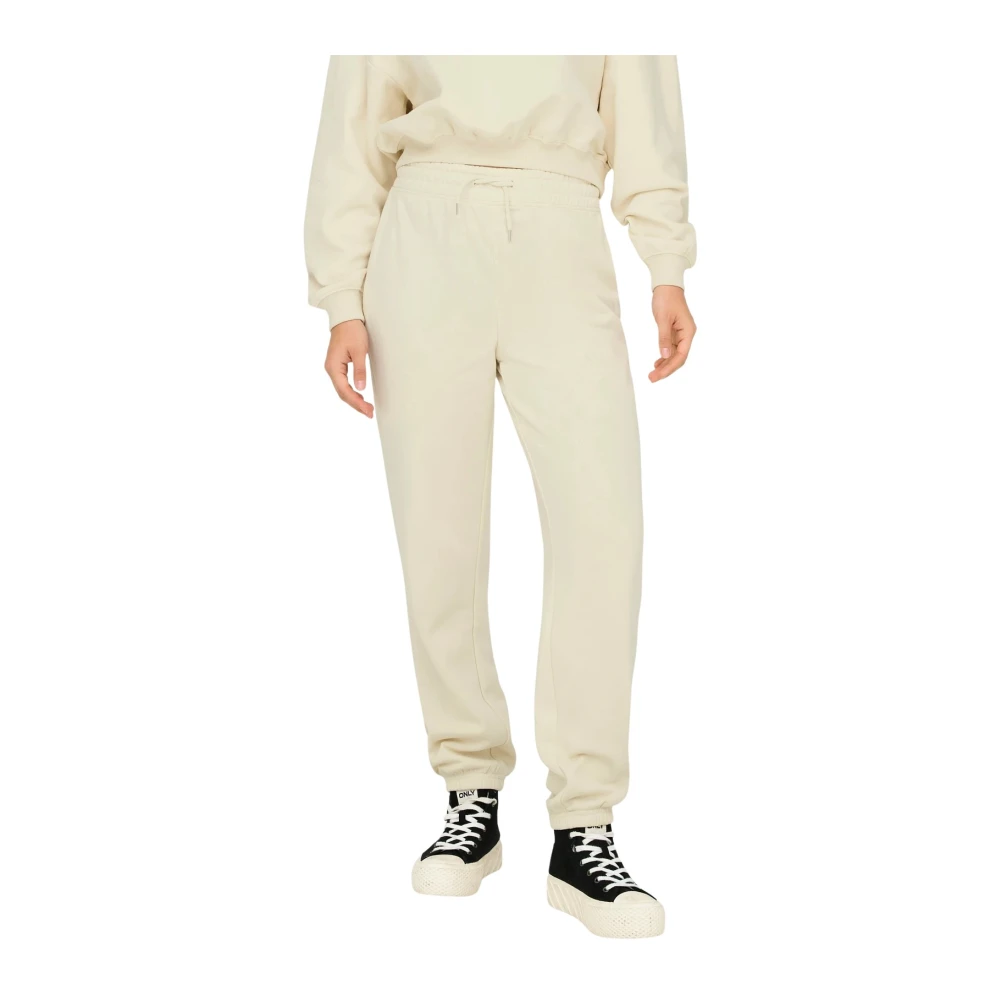 Only Elastische taille dames joggers Beige Dames