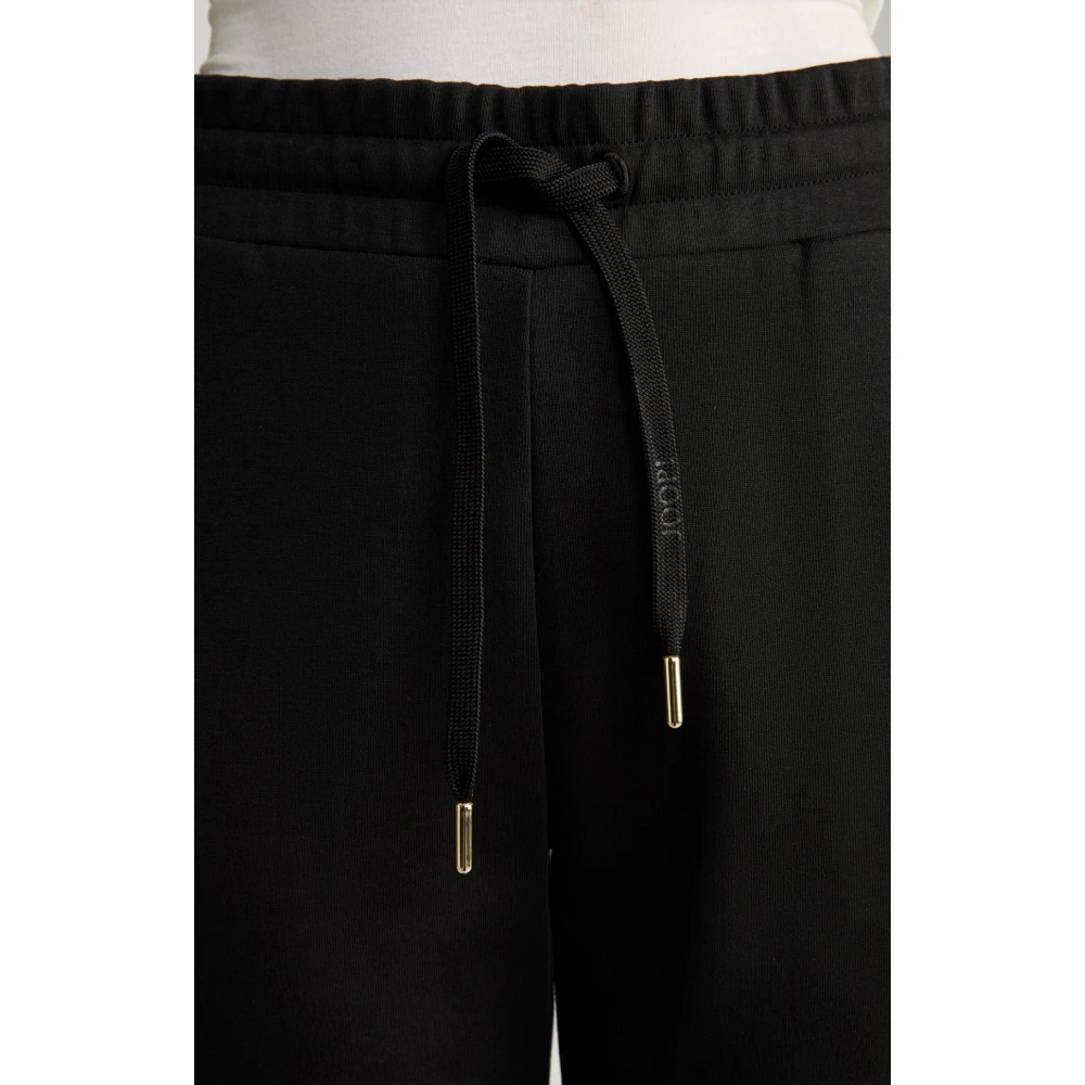 Joop! Zwarte sportieve stijl legging met logodetails Black Dames