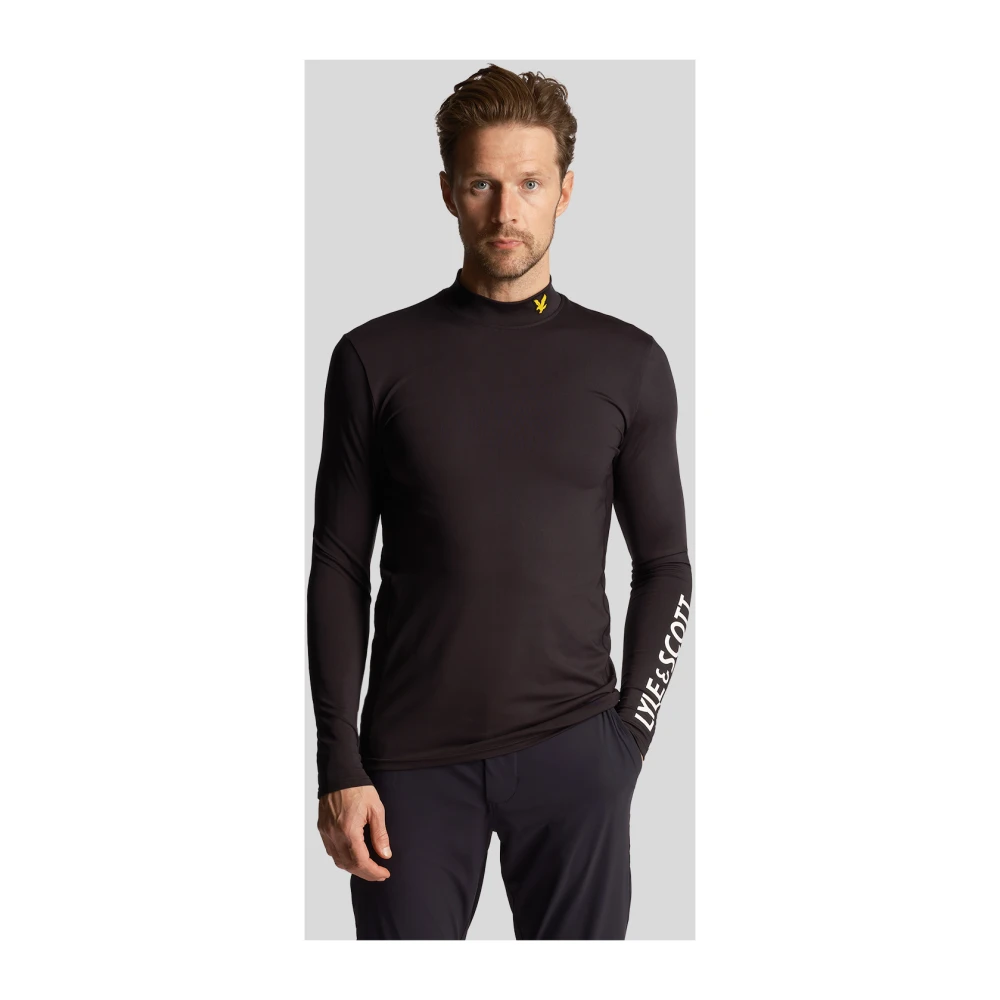 Lyle & Scott Tech Baselayer Knitwear Black Heren