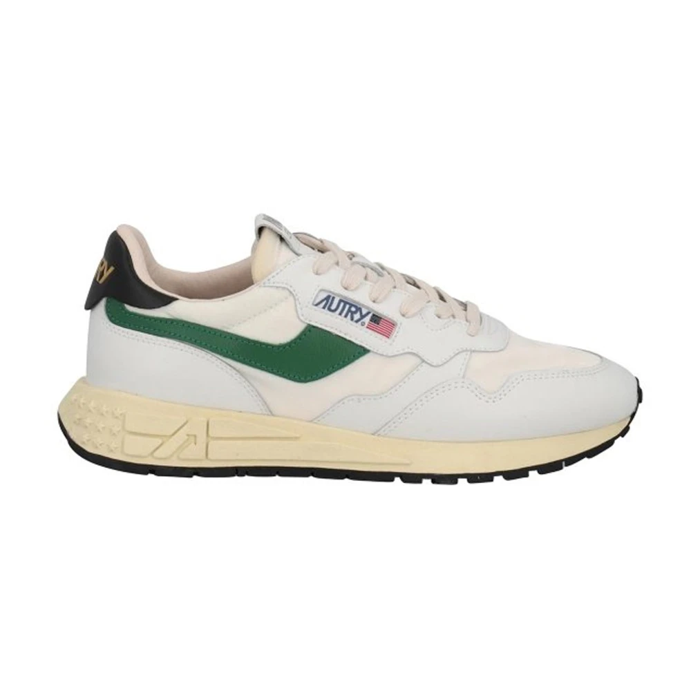 Autry Men's White Reelwind Low Trainers - Sneakers - 9 Uk - Shoes