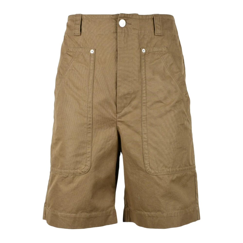 Isabel marant Katoenen Bermuda Shorts Brown Heren