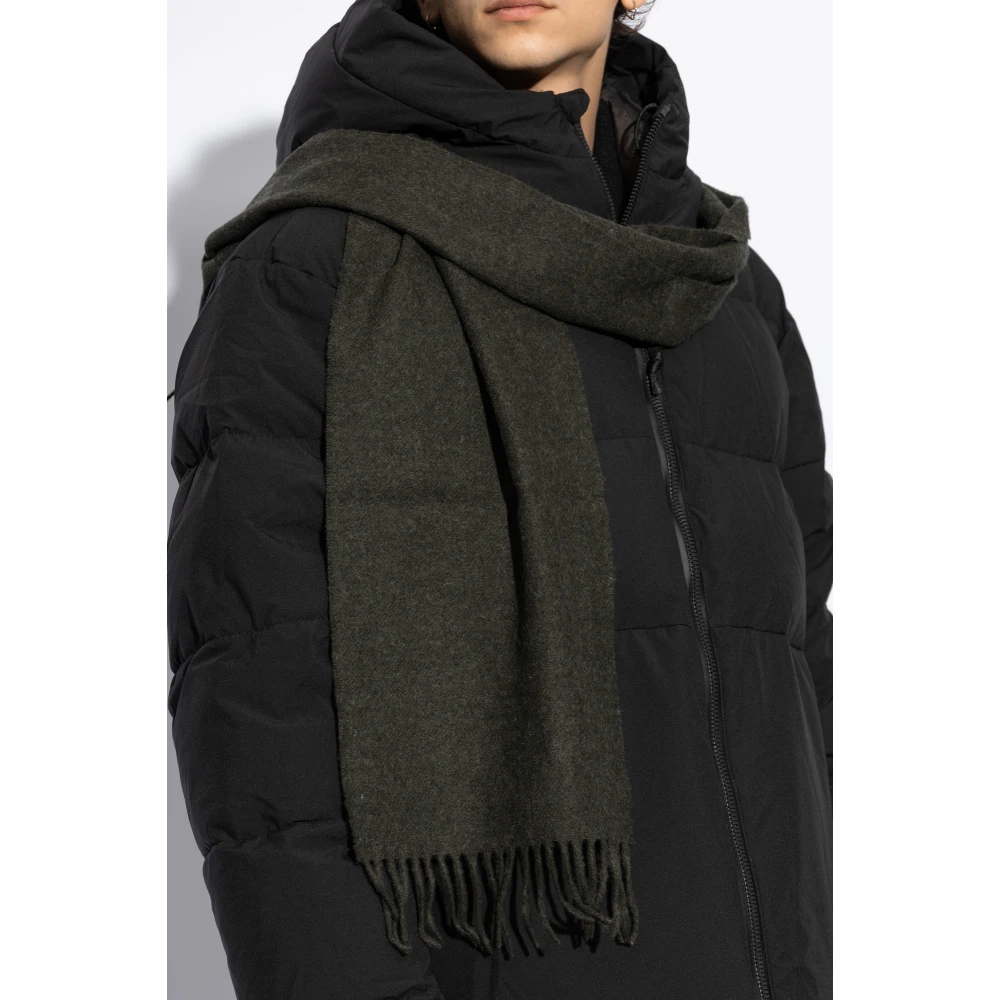 Norse Projects Wollen sjaal Green Heren