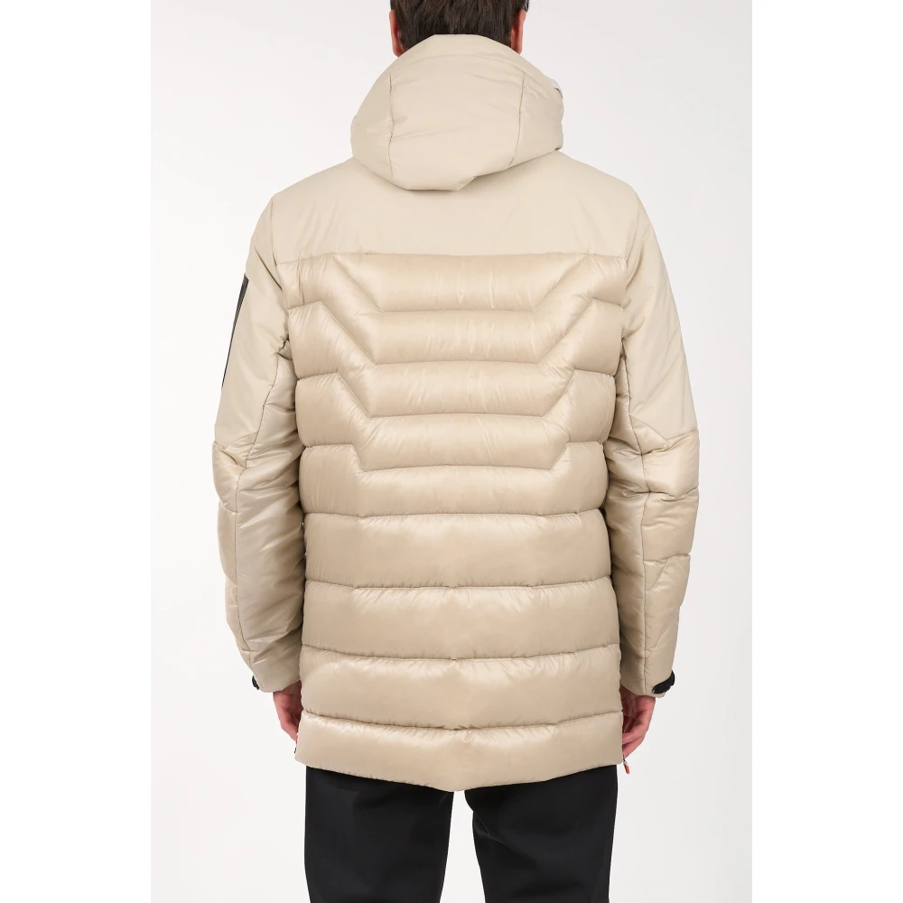 Hugo Boss Waterafstotende parka met afneembare capuchon Beige Heren